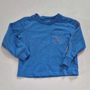 Vineyard Vines Blue Long Sleeve Kids Tee